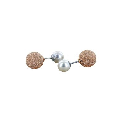 Luna-Pearls - 315.0243 - Ohrstecker - 925 Silber diamantiert und roségold plattiert