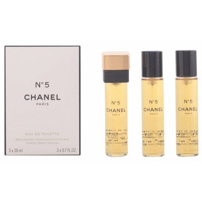 Chanel No. 5 Eau de Toilette Nachfüllung Taschenspray 3 x 20ml
