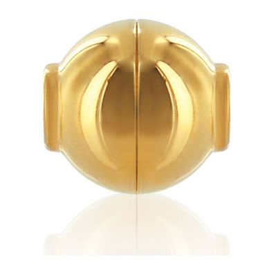 Luna-Pearls - HS1270 - Kugel-Magnetschließe - 925 Silber gelbvergoldet