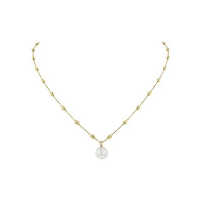 Luna-Pearls - HS1251 - Collier - 750 Gelbgold - Akoya-Zuchtperle - 45cm