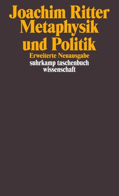 Metaphysik und Politik, Joachim Ritter