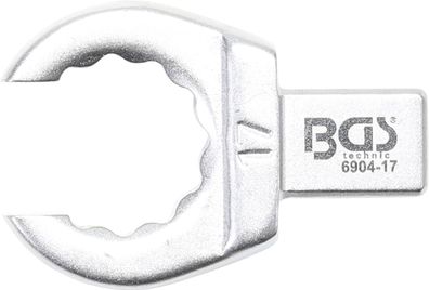 Einsteck-Ringschlüssel | offen | 17 mm | Aufnahme 9 x 12 mm BGS