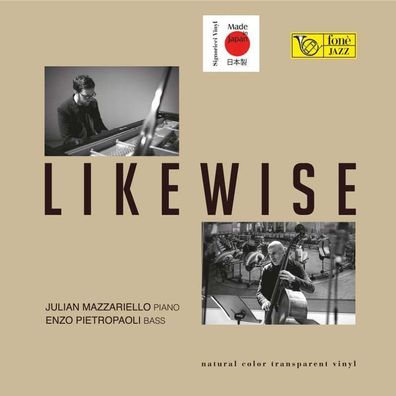 Julian Mazzariello & Enzo Pietropaoli: Likewise (180g) (Limited Edition) (Transpar...