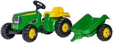 Tret-Traktor RollyKid John Deere Junior grün / gelb