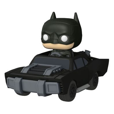 Batman Funko POP! Rides Super Deluxe PVC-Sammelfigur - Batman in Batmobile 15 cm ...