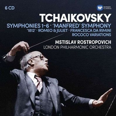 Peter Iljitsch Tschaikowsky (1840-1893): Symphonien Nr.1-6 - Warner Cla 9029586924...