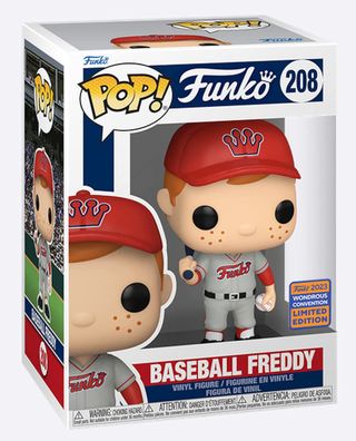 Funko POP! Movies PVC-Sammelfigur - Baseball Freddy Red Hat WonderCon (208)