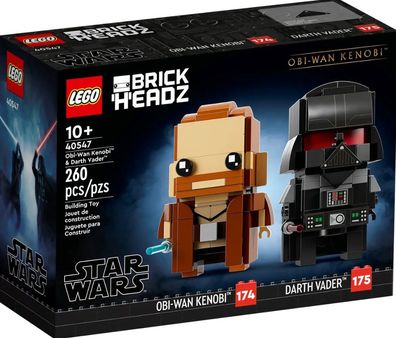 Lego Obi-Wan Kenobi und Darth Vader (40547) mit Lichtschwertern