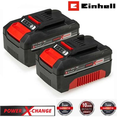 Einhell Akku PXC-Twinpack 4,0 Ah (Li-Ion, 18V, 2x 4,0 Ah 18 V Power X-Change