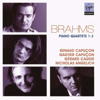 Johannes Brahms (1833-1897): Klavierquartette Nr.1-3 - Erato 509995193102 - (CD / K)