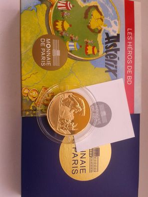 Original 100 euro 2013 Frankreich Asterix und Obelix 1/2 Unze Gold 999er
