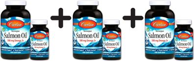 3 x Norwegian Salmon Oil - 180 + 50 softgels
