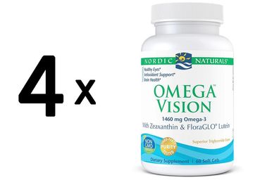 4 x Omega Vision, 1460mg - 60 softgels