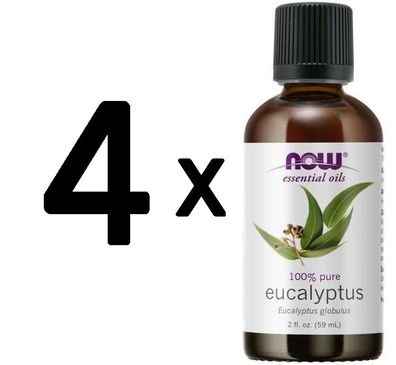 4 x Essential Oil, Eucalyptus Oil - 59 ml.