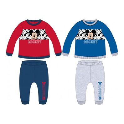 Mickey Mouse Baby-Bekleidungs-Set | Pullover & Hose in Rot, oder Blau