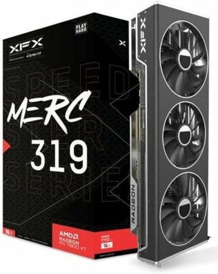 XFX Speedster RX 7800 XT MERC319 Black Gaming Grafikkarte 16 GB GDDR6