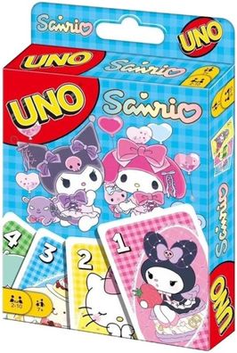Sanrio UNO Spiel & Sammel Karten - Hello Kitty Zeichentrick Spielkarten von Mattel