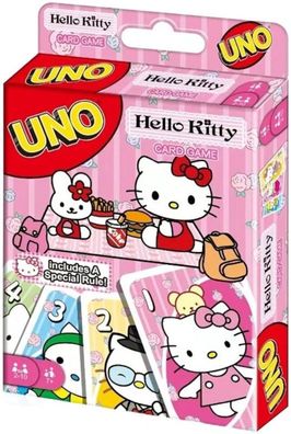 Hello Kitty UNO Spiel & Sammel Karten - Anime Zeichentrick Spielkarten von Mattel