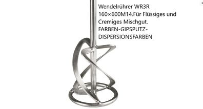 Flex Wendelrührer WR3L 160x600 M14 # 369071