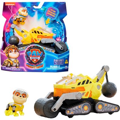 Spin Master - Paw Patrol The Mighty Movie Construction Toy Truck With ...