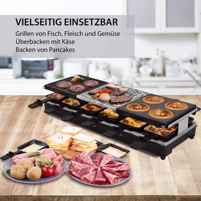 Raclette-Grill Oberwil mit geteilten Platten A-Ware
