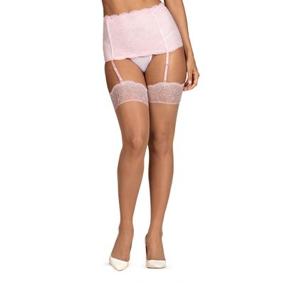OB Girlly stockings pink - (L/ XL, S/ M) - Größe: L/ XL
