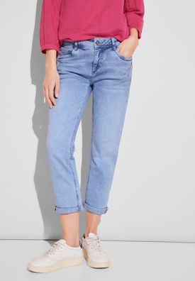 Street One 7/8 Casual Fit Jeans in Super Light Blue Washed