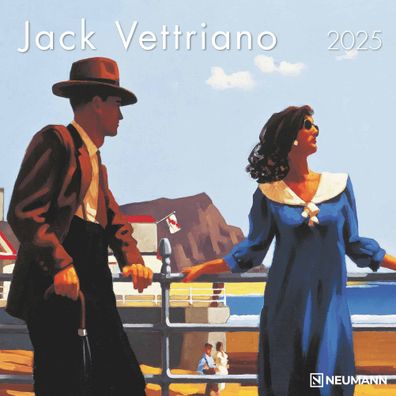 Kalender 2025 -Jack Vettriano 2025- 30 x 30cm