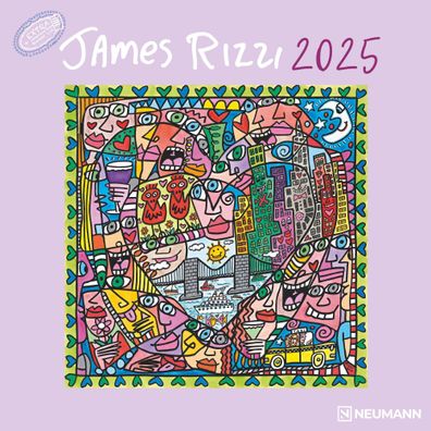 Kalender 2025 -James Rizzi 2025- 30 x 30cm