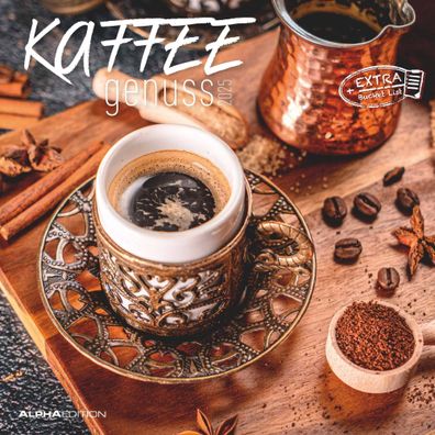 Kalender 2025 -Kaffeegenuss 2025- 30 x 30cm