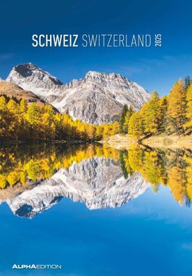 Kalender 2025 -Schweiz 2025- 23,7 x 34cm