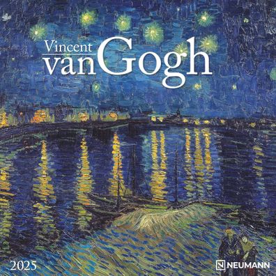 Kalender 2025 -Vincent van Gogh 2025- 30 x 30cm