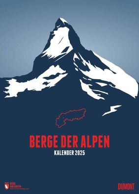 Marmota: Berge der Alpen 2025 50x70