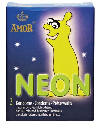AMOR Neon Kondome - (div. Varianten) - Menge: 6 Stück