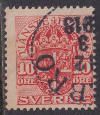 Schweden Dienstmarke 37 o #058457