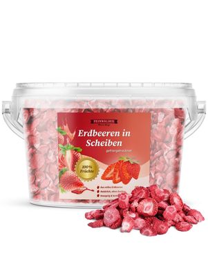Feinwälder® Knusprige Erdbeerscheiben, Gefriergetrocknet für reinen Geschmack