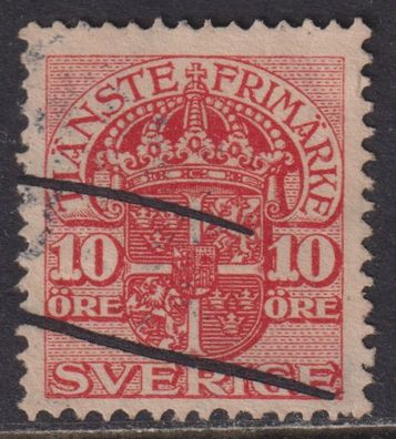Schweden Dienstmarke 37 o #058459