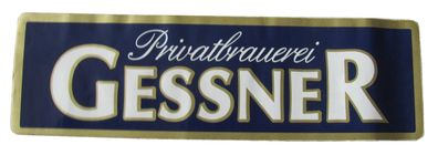 Brauerei Gessner - Aufkleber - 29,7 x 8,8 cm