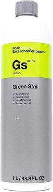 Alkalischer Universalreiniger | Green Star Gs | Motorwäsche | 1 Liter | Koch Chemie