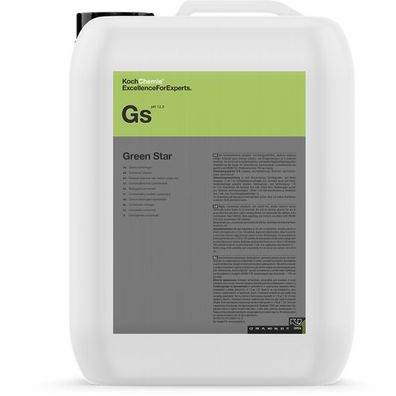 Green Star Gs | alkalischer Universalreiniger | 11 kg | Koch Chemie