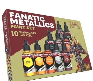 The Army Painter - Warpaints Fanatic Metallics Paint Set - TAPWP8069