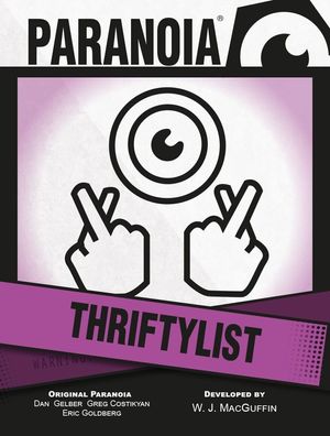 Paranoia Thriftylist Card Deck - english - MGP50018