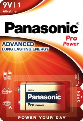 Panasonic Pro Power 9 Volt Batterie 6LR61