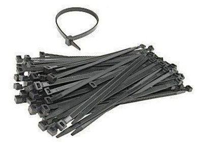 100stk Kabelbinder OZC 2,5/75mm Schwarz 25.075 UV Kablestraps