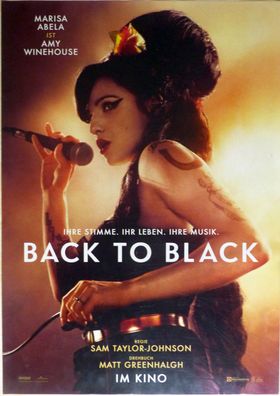 Back to Black - Original Kinoplakat A0 - Marisa Abela ist Amy Winehouse - Filmposter