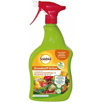 Solabiol® Bio Grundstoff Urtica Spray anwendungsfertig 1 Liter Sprühflasche