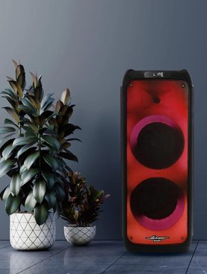 Party Speaker Mobiler Bluetooth-Party-Lautsprecher LED-Licht Party Bash 1000
