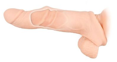 Stretch Kappe für Penis Hoden verlängert 21cm