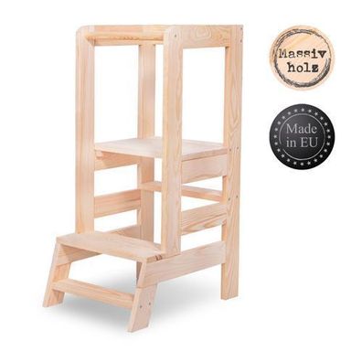 Montessori Lernturm für Kinder Kitchen Helper Küchenhelfer Hochstuhl Holz 100 kg