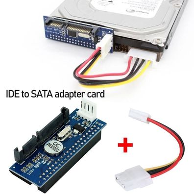 Zoll HDD SATA IDE Adapter Festplatten adapter SATA-Steck verbinder IDE zu SATA